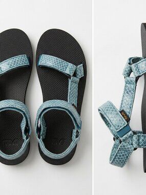 Womens Size 10 Teva Irridescent Teal/purple Sandals Comfortable Durable Design